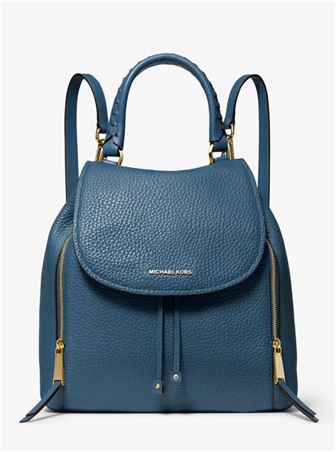 michael michael kors viv large pebbled leather backpack|Michael Kors mercer small bag.